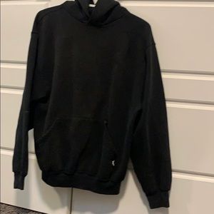 black hoodie